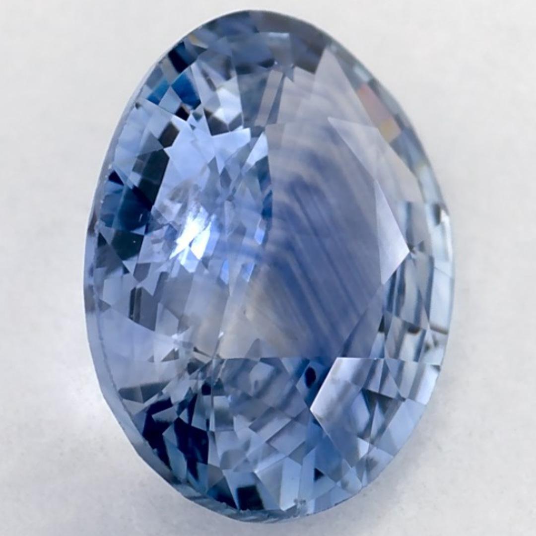 Donna 1.21 carati di zaffiro blu ovale sfuso in vendita