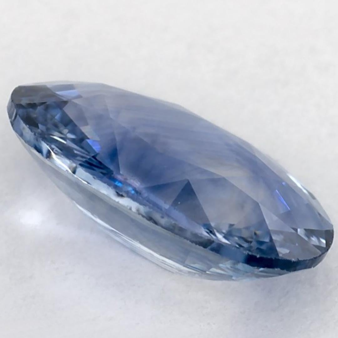 1.21 carati di zaffiro blu ovale sfuso in vendita 1