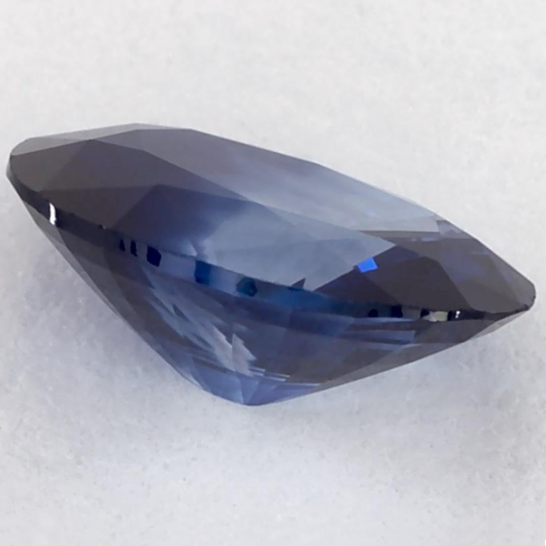 1.21 carati di zaffiro blu ovale sfuso in vendita 1