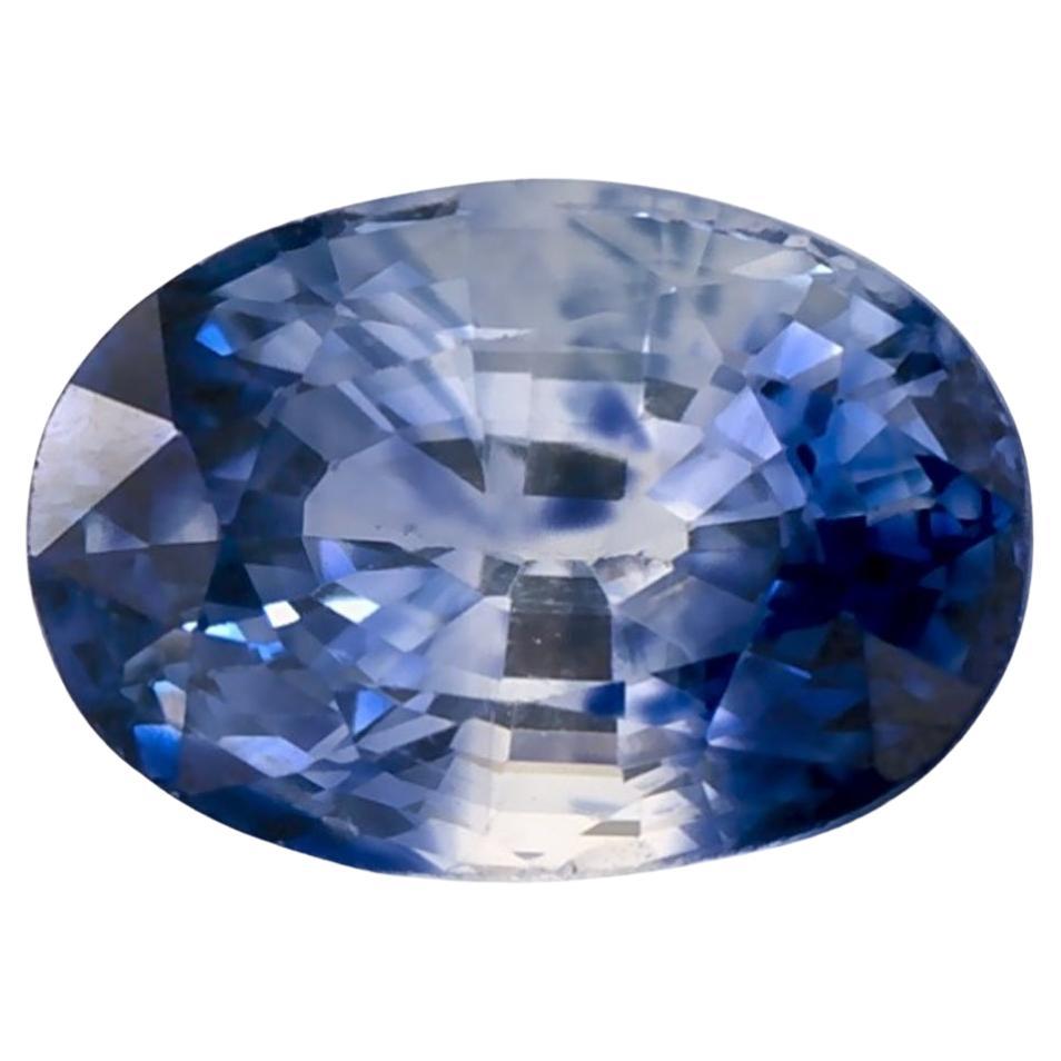 1.21 Ct Blue Sapphire Oval Loose Gemstone For Sale