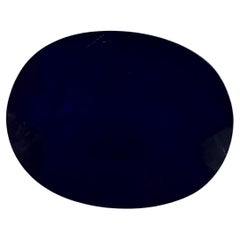 1.21 carati di zaffiro blu ovale sfuso