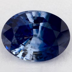 1.21 Ct Blue Sapphire Oval Loose Gemstone