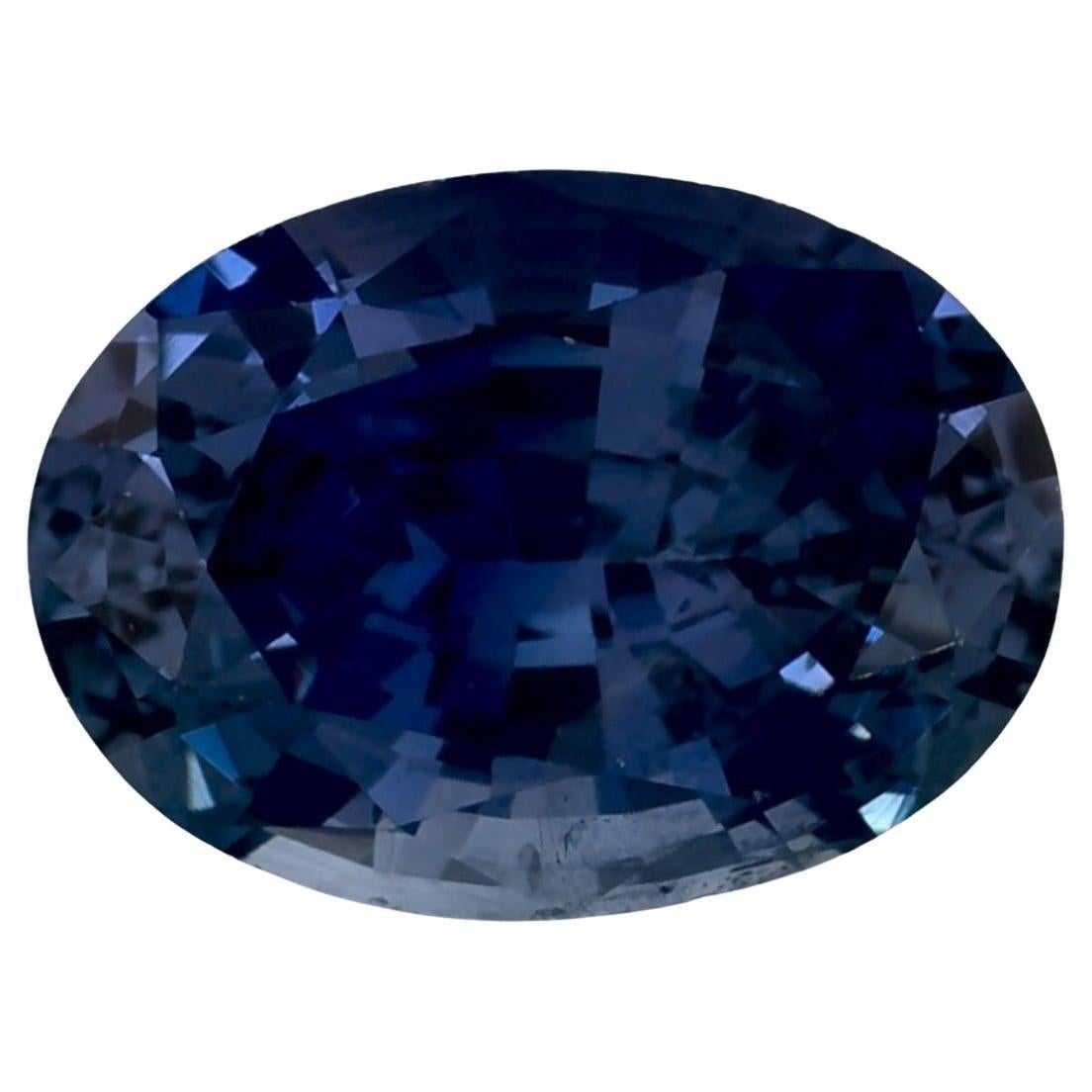1.21 carati di zaffiro blu ovale sfuso