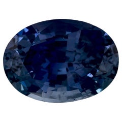 1.21 carati di zaffiro blu ovale sfuso