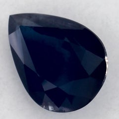 1.21 Ct Blue Sapphire Pear Loose Gemstone