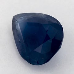 1.21 Ct Blue Sapphire Pear Loose Gemstone
