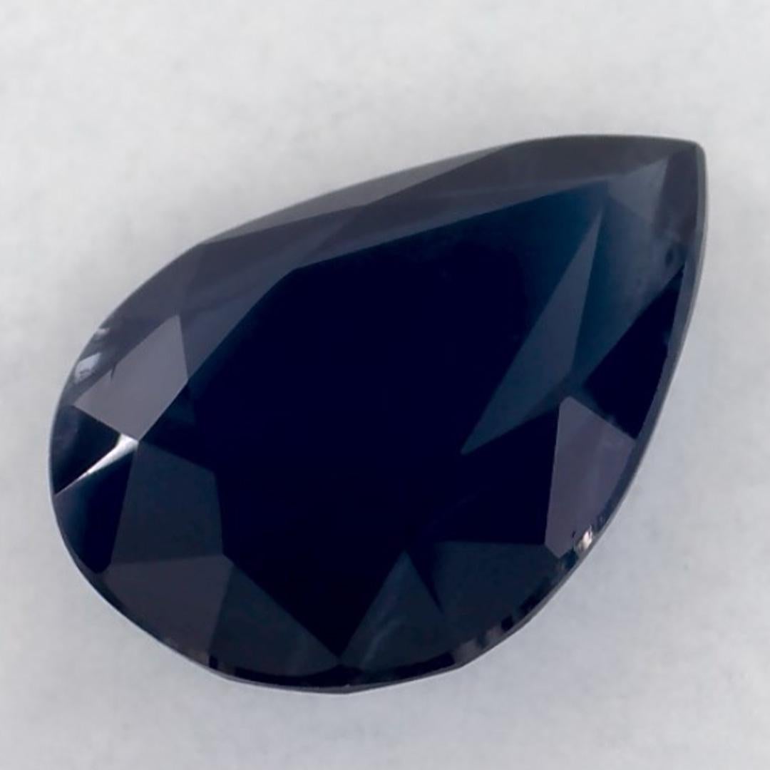 1.21 Karat Blauer Saphir Birne Loser Edelstein im Zustand „Neu“ im Angebot in Fort Lee, NJ