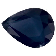 1.21 Ct Blue Sapphire Pear Loose Gemstone