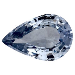 1.21 Ct Blue Sapphire Pear Loose Gemstone