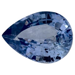 1.21 Ct Blue Sapphire Pear Loose Gemstone