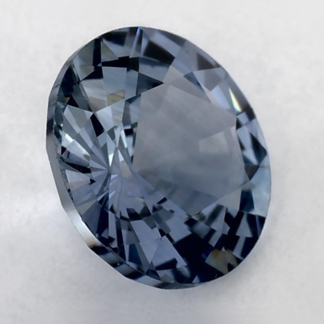 1.21 Karat Blauer runder Saphir, loser Edelstein (Rundschliff) im Angebot