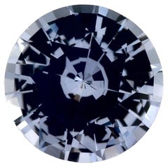 1.21 Karat Blauer runder Saphir, loser Edelstein