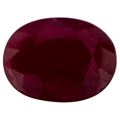 1.21 Ct Ruby Oval Loose Gemstone