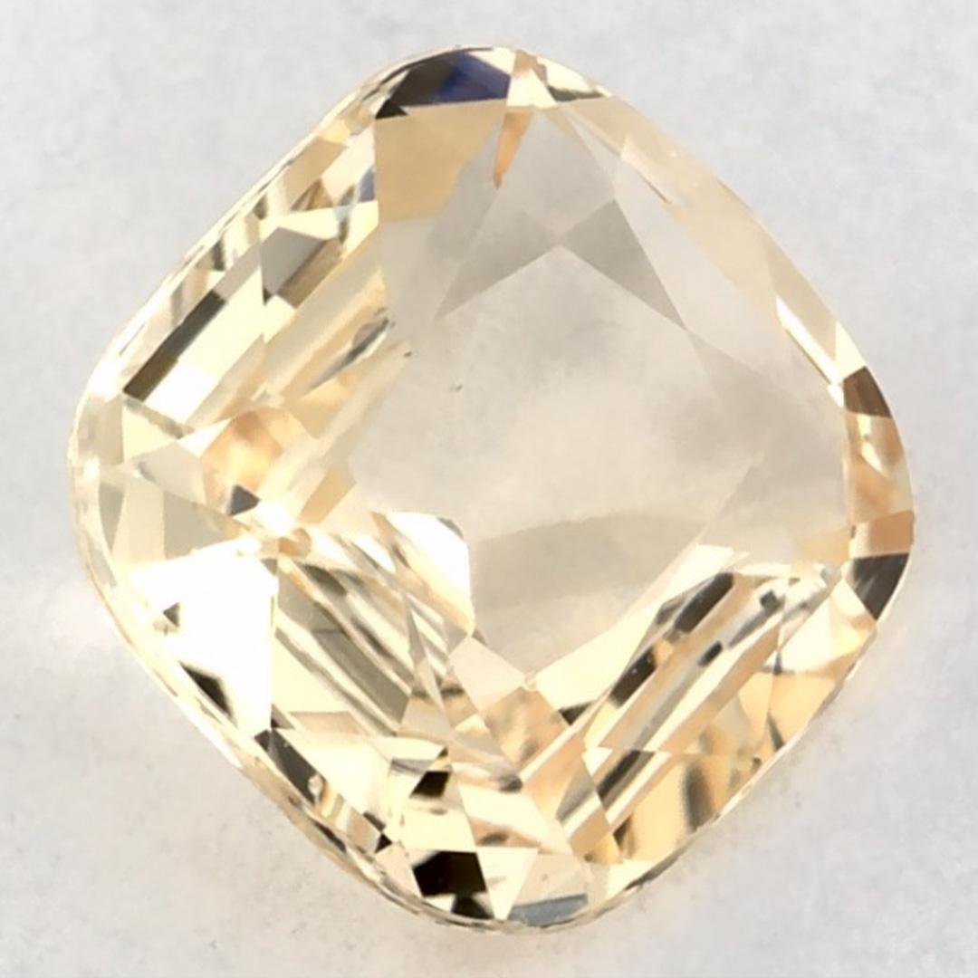 1.21 carati di zaffiro giallo ottagonale sciolto in vendita 2