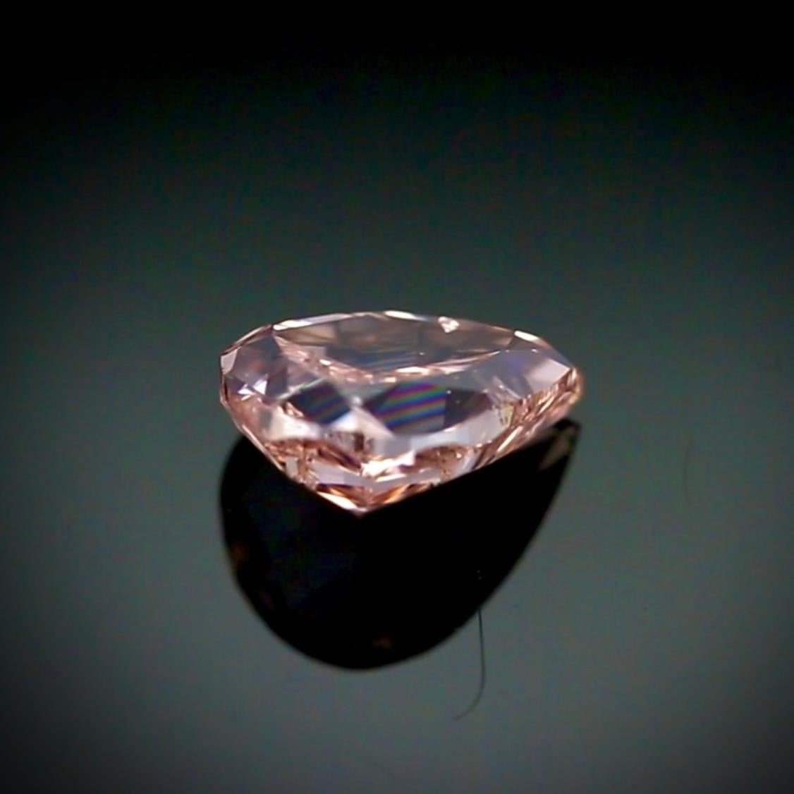 1,21 Birnenform Fancy Brown-Pink Diamond SI2 Reinheit - GIA zertifiziert im Angebot 6