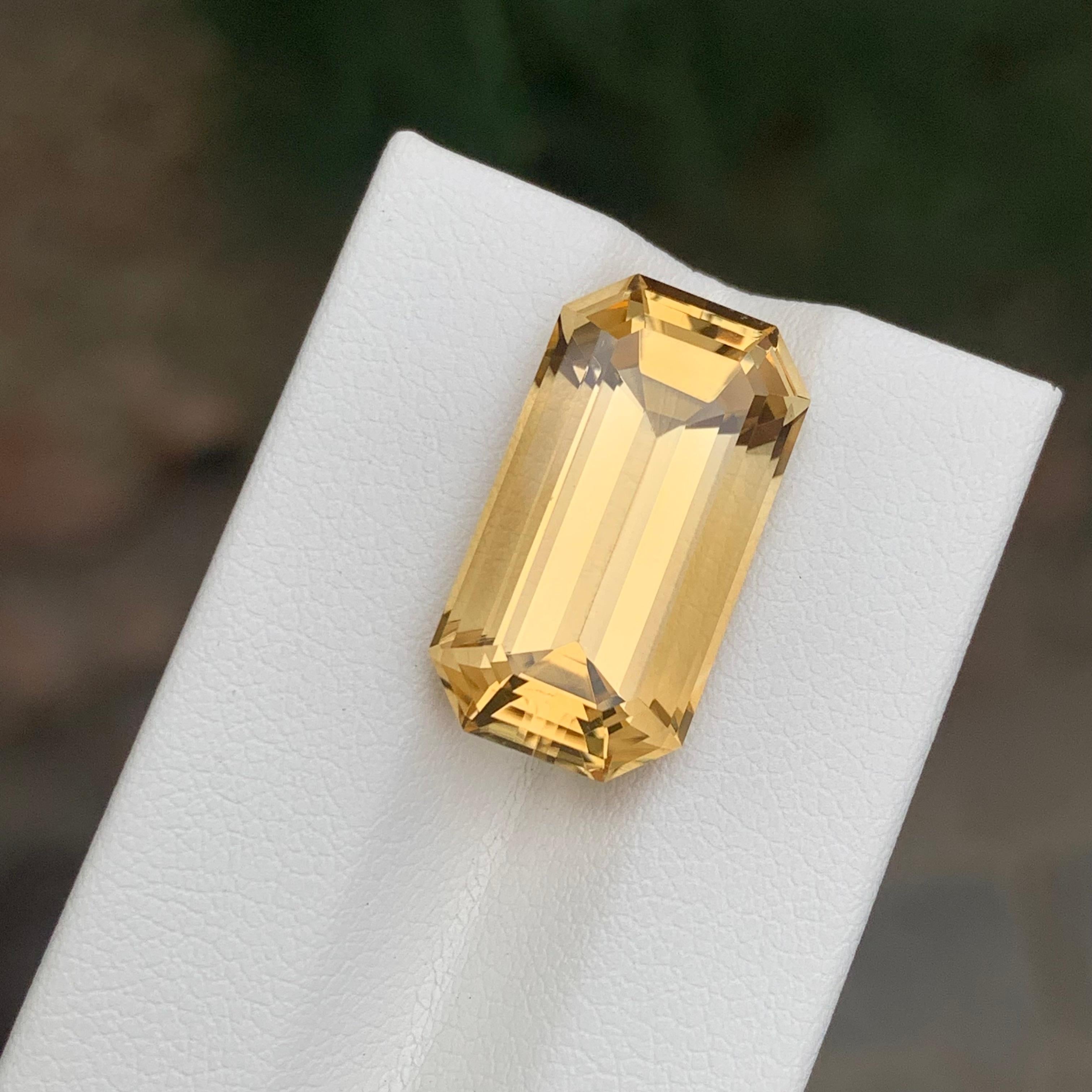Citrine libre

Poids : 12,10 carats
Dimension : 19,4 x 10,6 x 8,3 mm
Origine : Brésil
Forme : Octogone 
Couleur : Jaune
Traitement : Non
Certificat : Sur demande du client

La citrine est une variété de quartz d'un jaune doré vibrant qui captive les