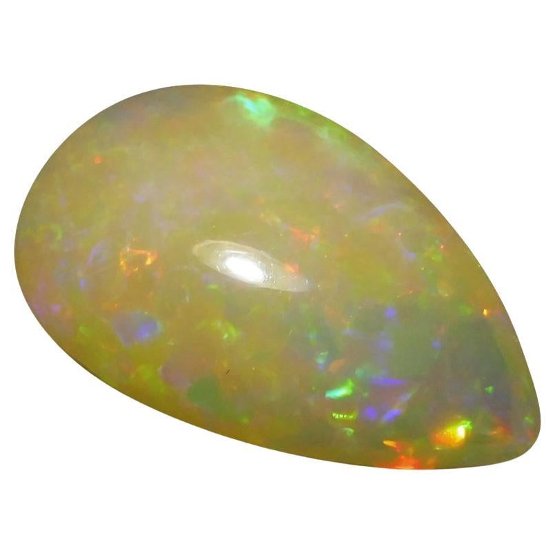 12.11 Karat birnenförmiger Cabochon-Opal