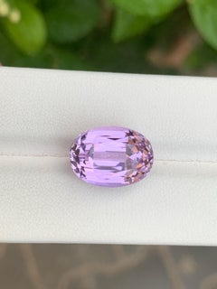 Gema de kunzita natural suelta de 12,15 quilates, de forma ovalada