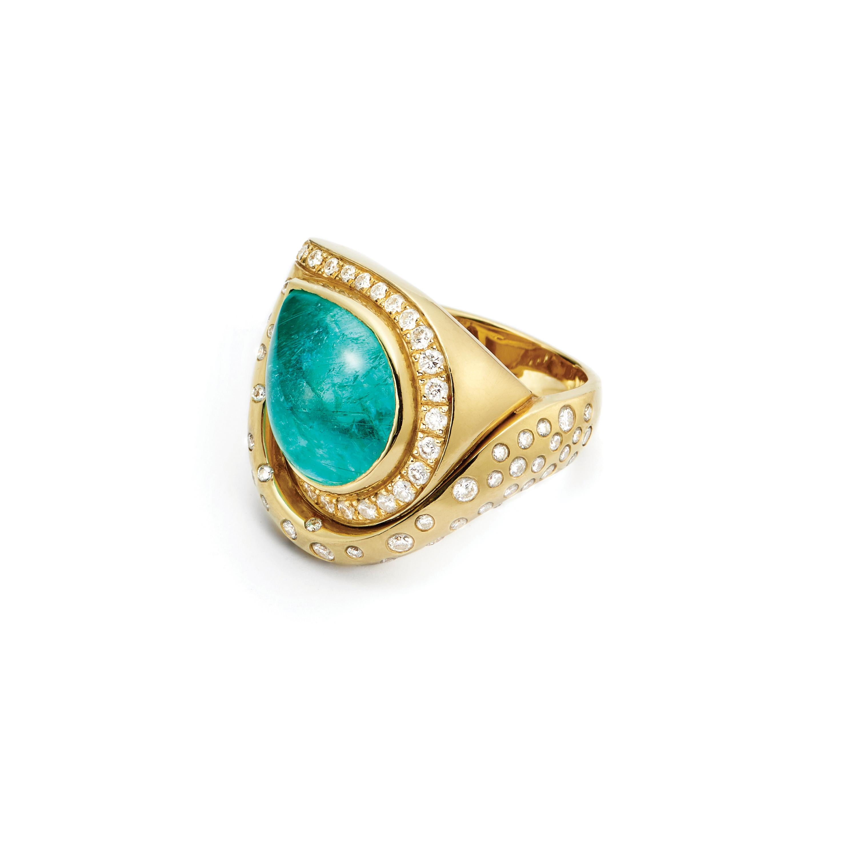 paraiba tourmaline gold ring