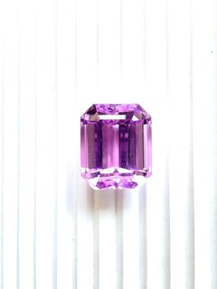 121.61 Carats Kunzite Natural Octagon Cut Stone Top Fine Color Quality Gemstone