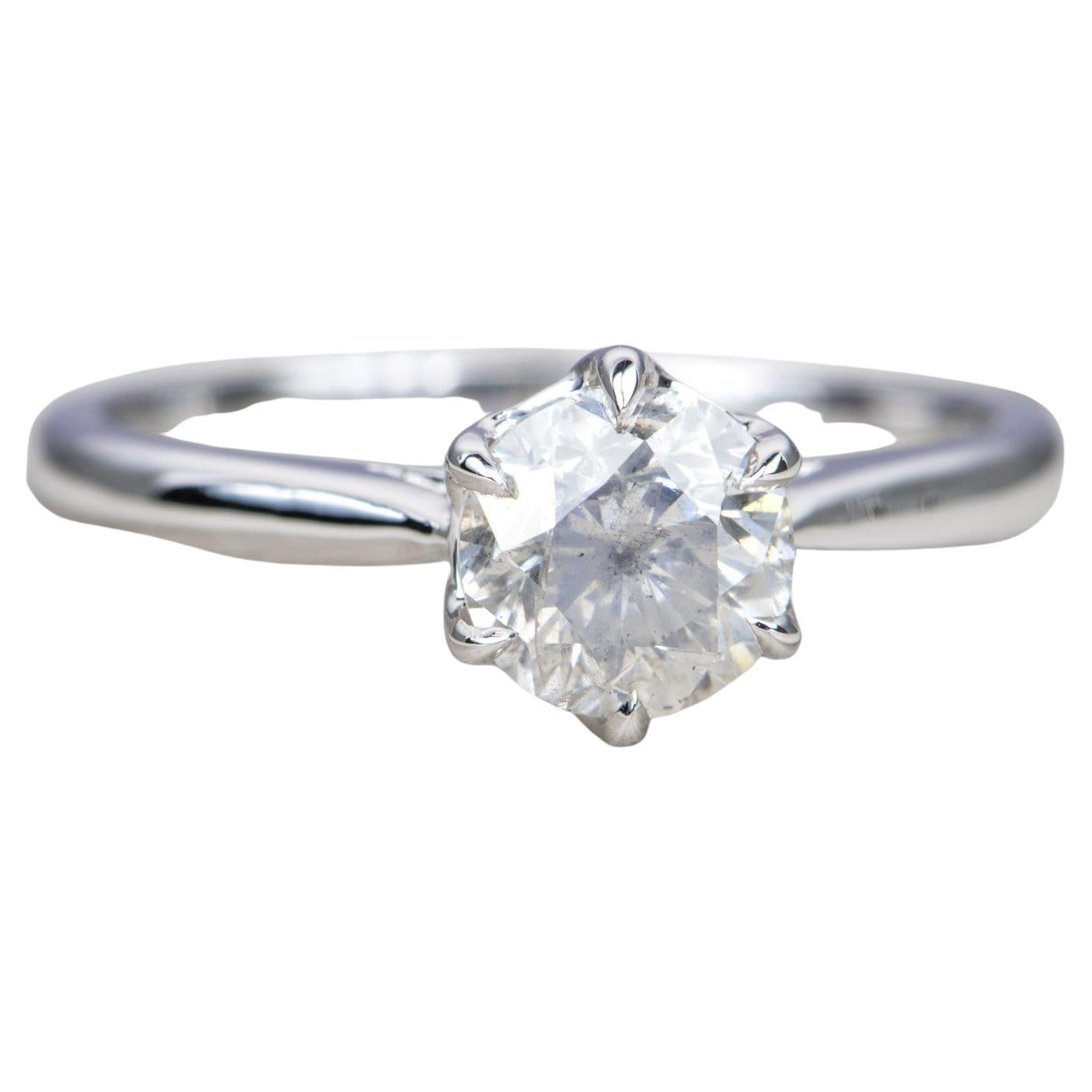 Oval Salt and Pepper Diamond Halo Engagement Ring For Sale at 1stDibs