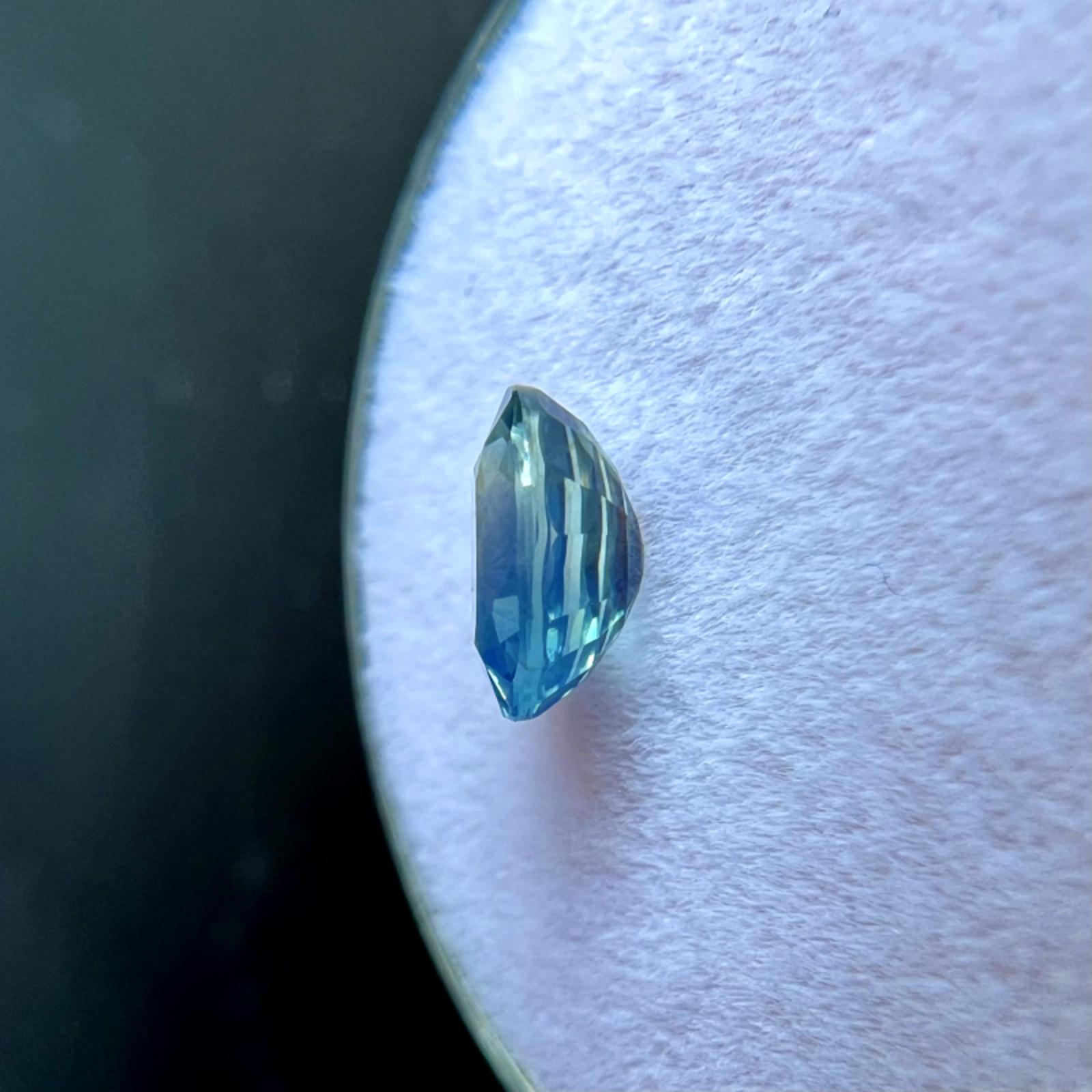 1.21ct GIA Certified Bi Colour Natural Sapphire Untreated Oval Cut Gem VS Gem en vente 2
