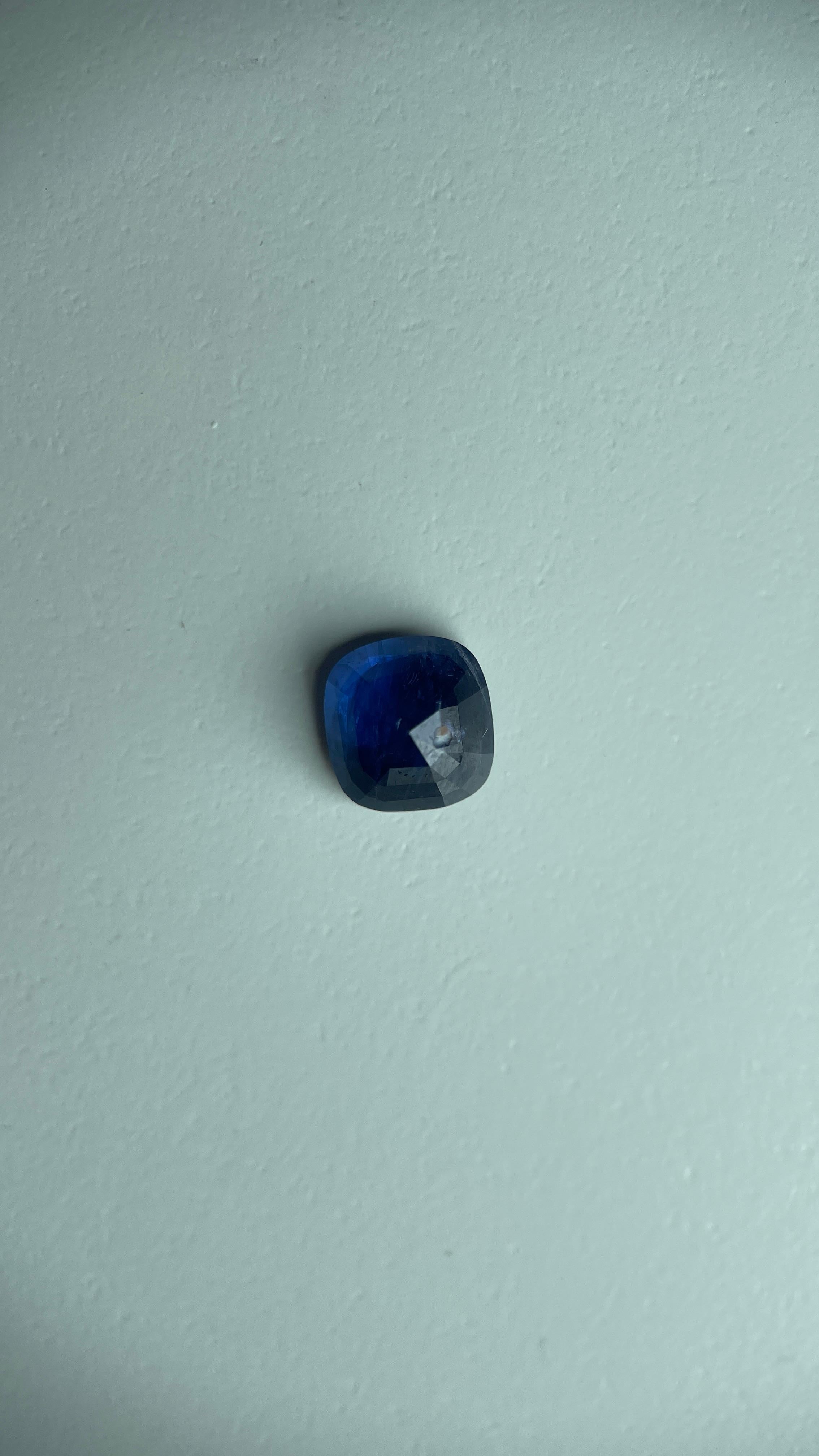 1.21Ct natürlicher blauer Saphir (violettblau)- GIA zertifiziert (Art déco) im Angebot