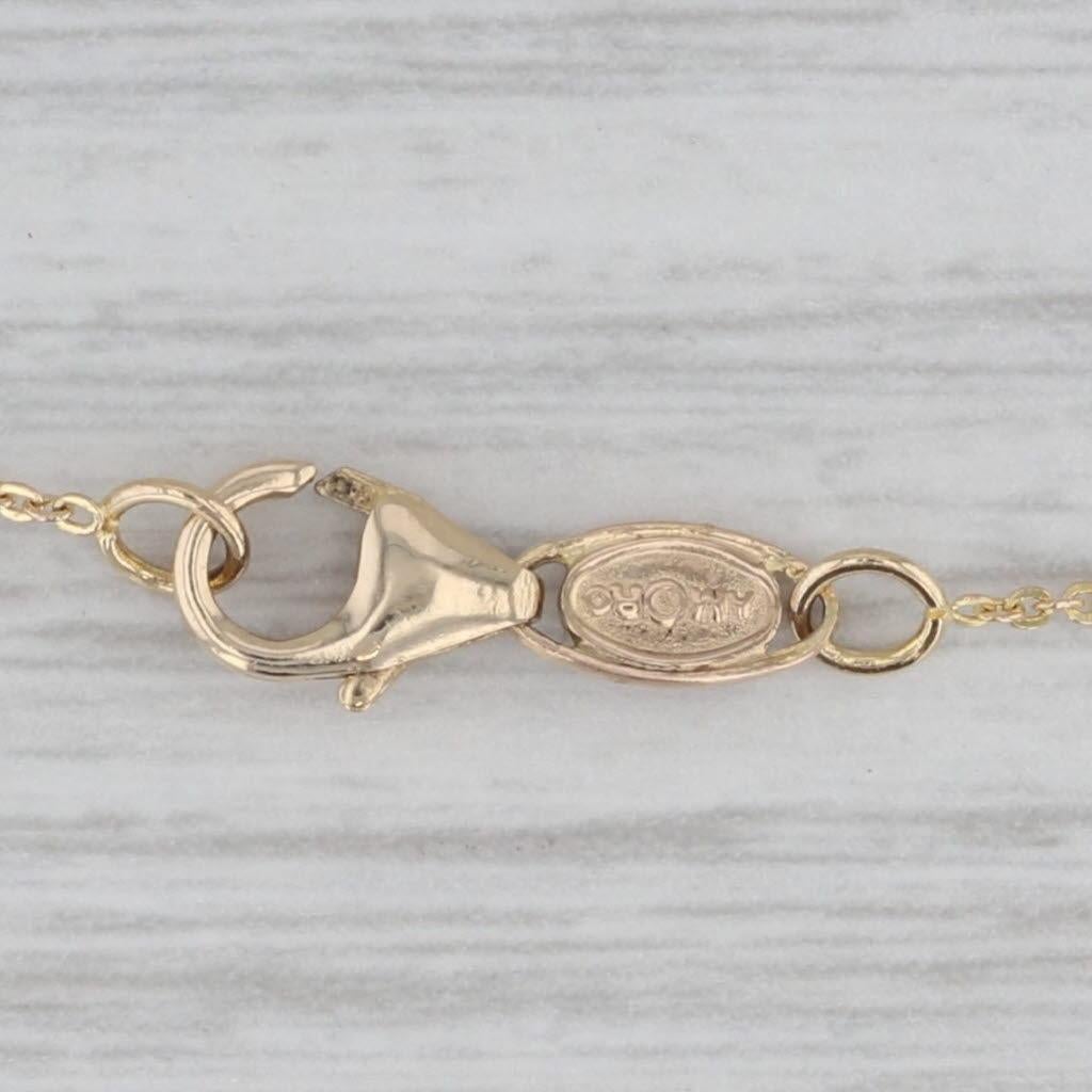 Collar Colgante Gota Diamante Tanzanita 1.21ctw Oro 14k 17-18