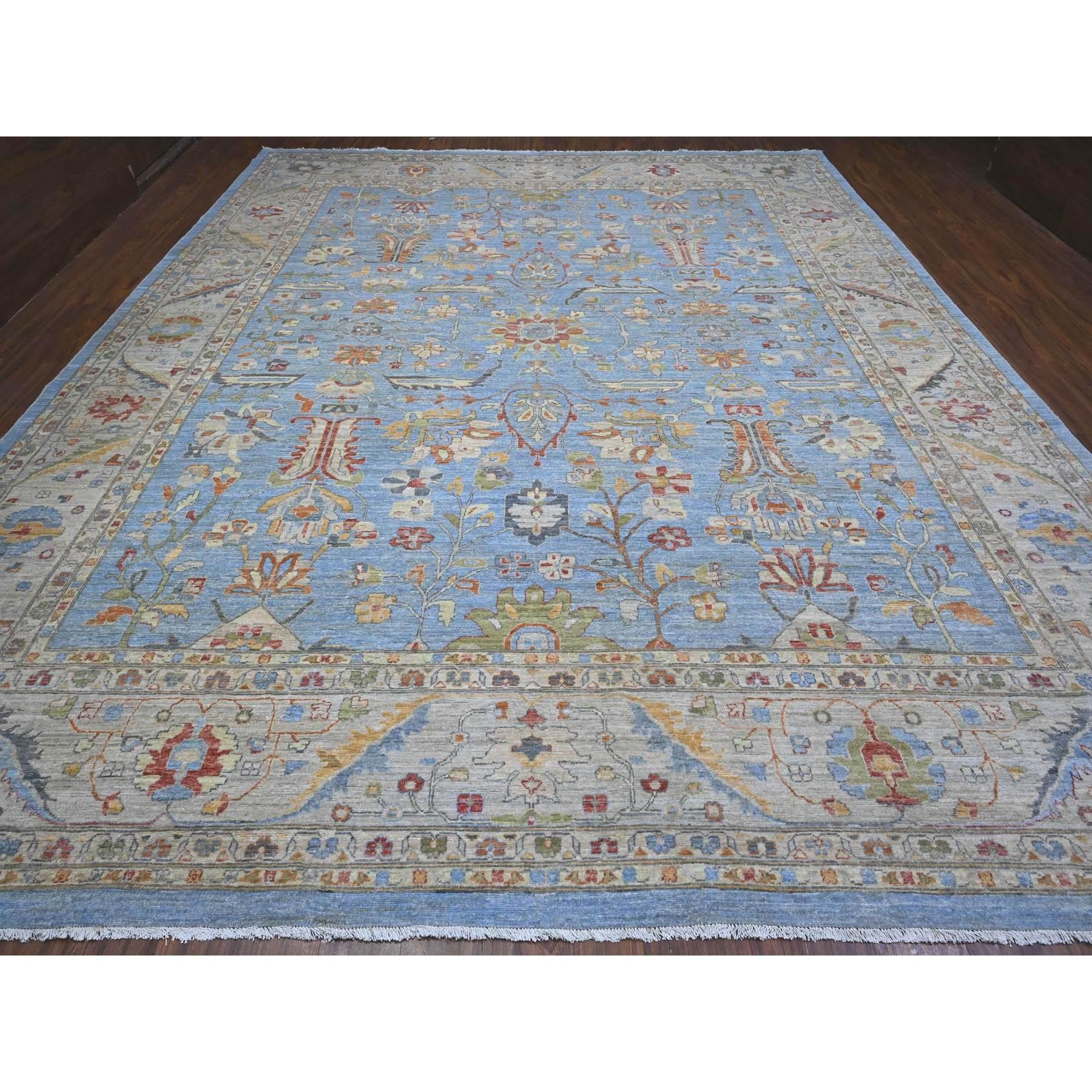 This is a truly genuine one-of-a-kind Heriz All Over Design, Hand Knotted, Pure Wool, Oriental Rug. It has been Knotted for months and months in the centuries-old weaving craftsmanship techniques by expert artisans.
Primary materials: Wool
Latex: No