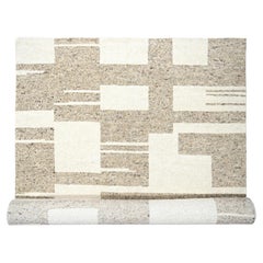12'1"x17'10" Earth Tone Colors Hand Knotted Thick Chunky Texture 100% Wool Rug