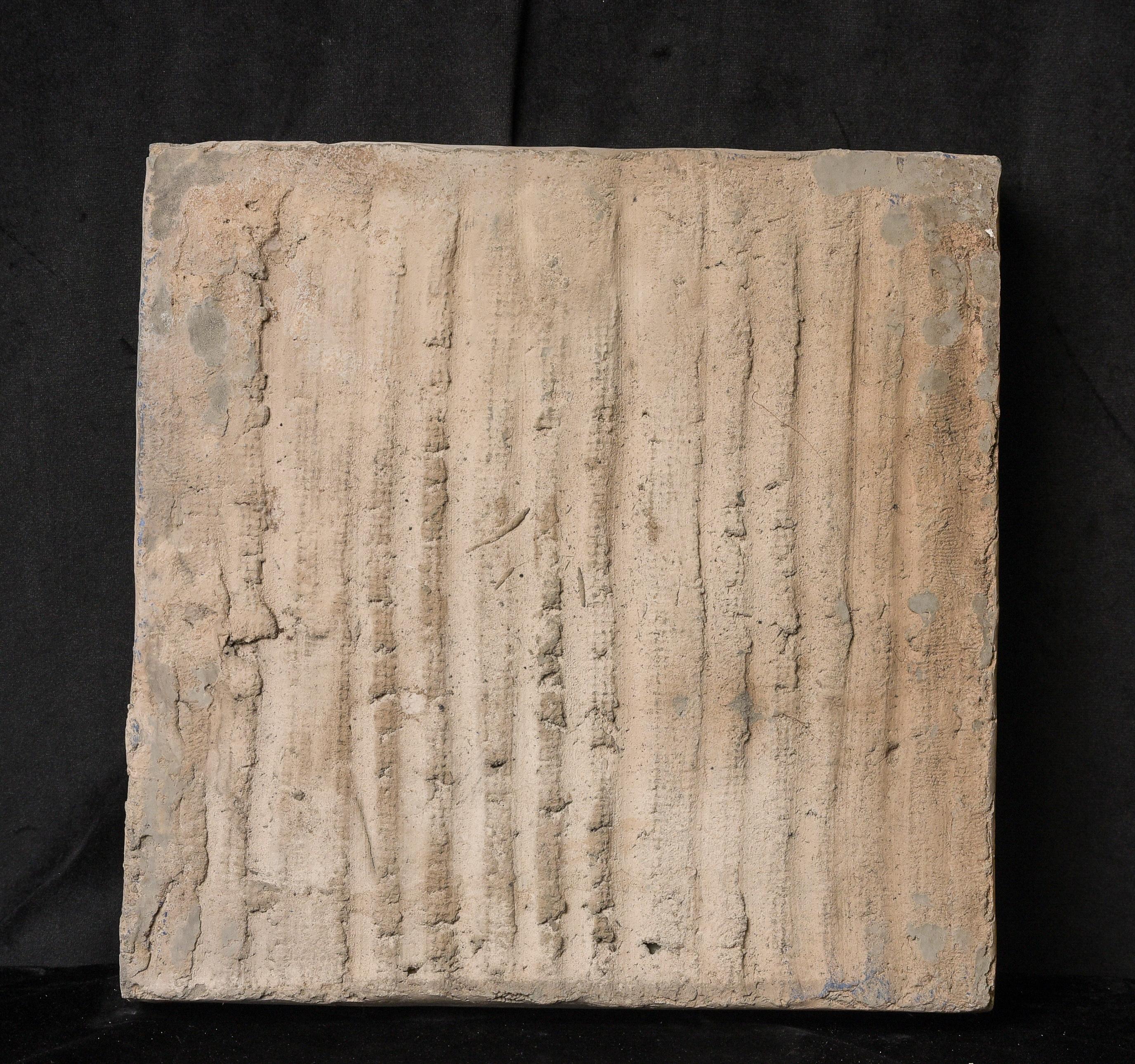 Pierre 122/13e siècle Dynastie Song Bouddha chinois en terre cuite Pièce murale architecturale 10355 en vente