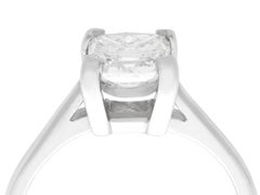 1.22 Carat Diamond and Platinum Solitaire Engagement Ring