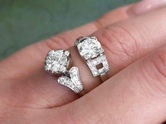 Vintage 1.22ct Diamond Platinum Solitaire Ring, London Circa 1950