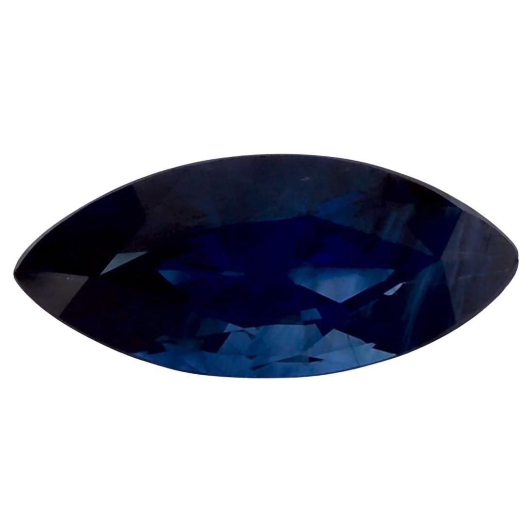 1.22 Ct Blue Sapphire Marquise Loose Gemstone