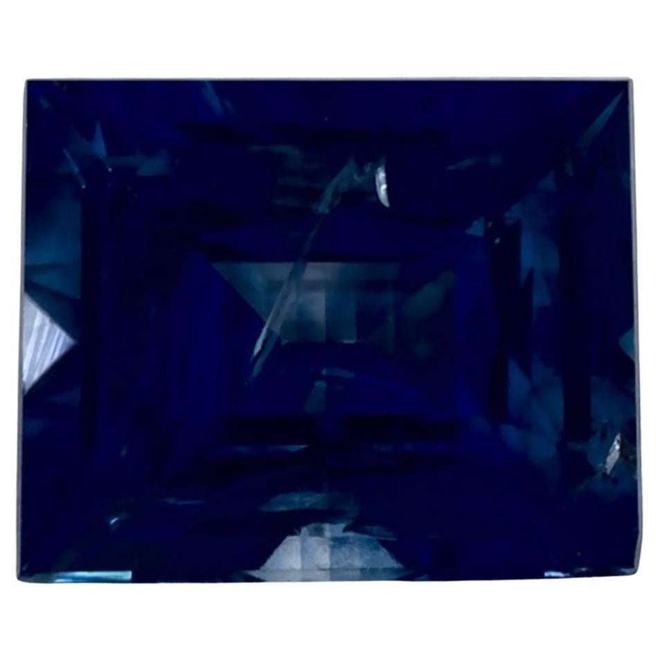 1.22 Ct Blue Sapphire Octagon Loose Gemstone For Sale