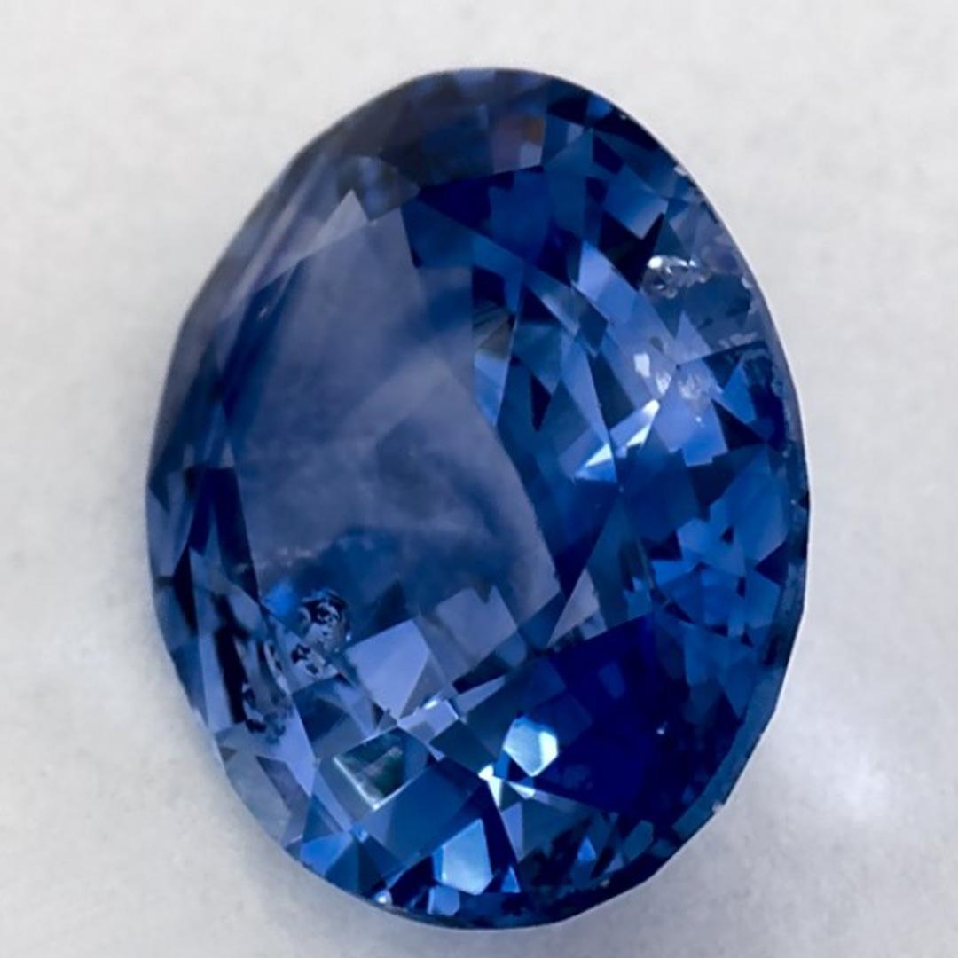 1.22 qt Zafiro Azul Oval Gema Suelta Corte oval en venta