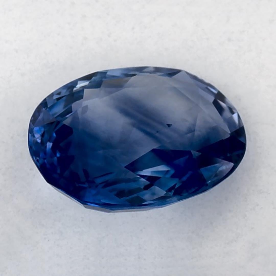 1.22 carati di zaffiro blu ovale sfuso In condizioni Nuovo in vendita a Fort Lee, NJ