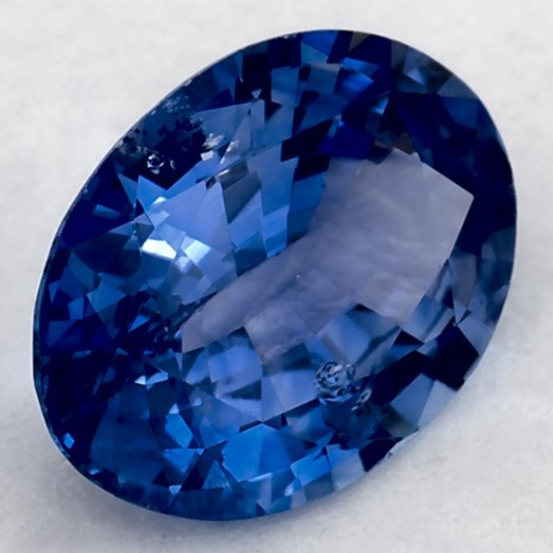 1.22 qt Zafiro Azul Oval Gema Suelta en Nuevo estado para la venta en Fort Lee, NJ