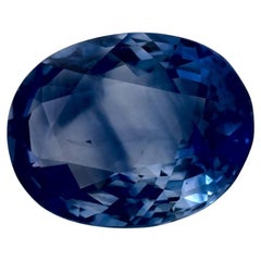 1.22 Ct Blue Sapphire Oval Loose Gemstone