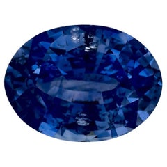 1.22 Ct Blue Sapphire Oval Loose Gemstone