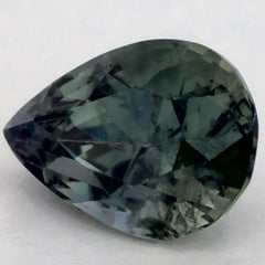1.22 Ct Green Sapphire Pear Loose Gemstone