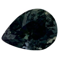 1.22 Ct Green Sapphire Pear Loose Gemstone