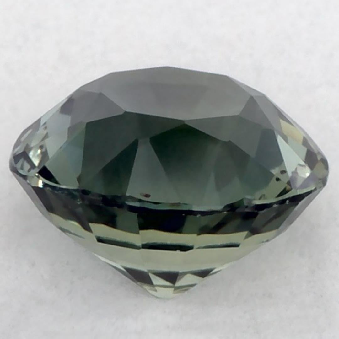 1.22 Karat Grüner Saphir Rund Lose Edelstein im Zustand „Neu“ im Angebot in Fort Lee, NJ