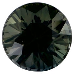 1.22 Karat Grüner Saphir Rund Lose Edelstein