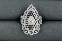 1,22 Karat birnenförmiger Diamantring