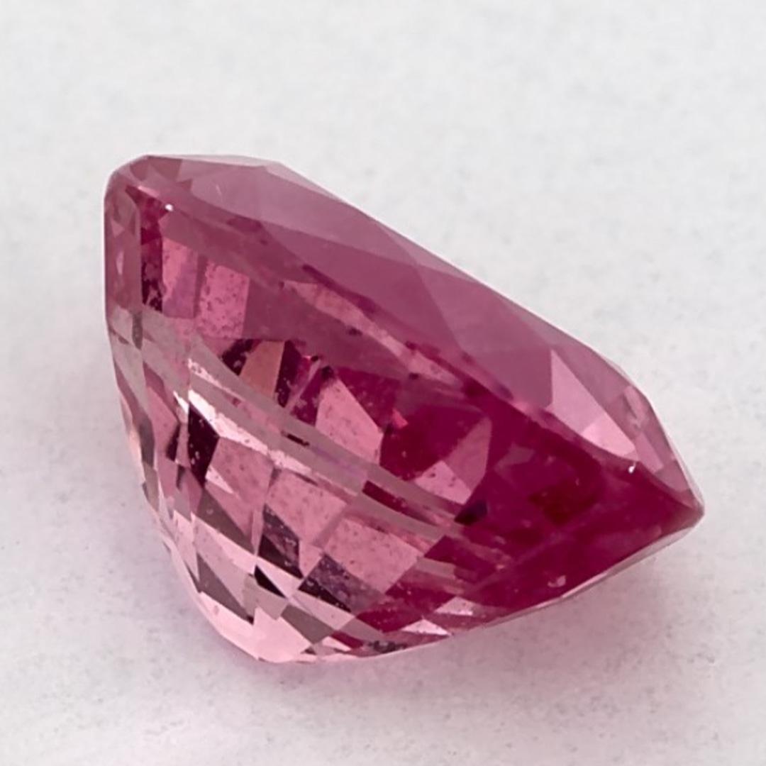 1.22 Ct Pink Sapphire Oval Loose Gemstone in vendita 1