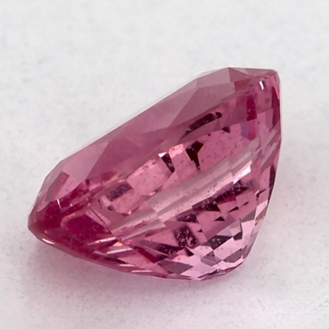 1.22 Ct Pink Sapphire Oval Loose Gemstone in vendita 2