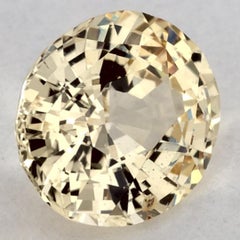 1.22 Karat Gelber Saphir Oval Loser Edelstein