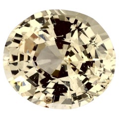 1.22 Ct Yellow Sapphire Oval Loose Gemstone