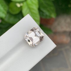12.20 Carat Natural Loose Skardu Topaz Asscher Shape Gem For Jewellery